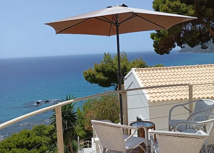 Vicky's Panoramic View Апартаменты Пелекас